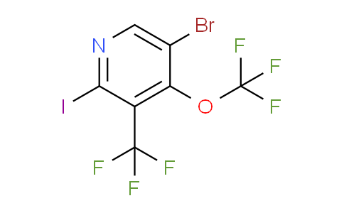 AM71517 | 1804563-30-1 | 5-Bromo-2-iodo-4-(trifluoromethoxy)-3-(trifluoromethyl)pyridine
