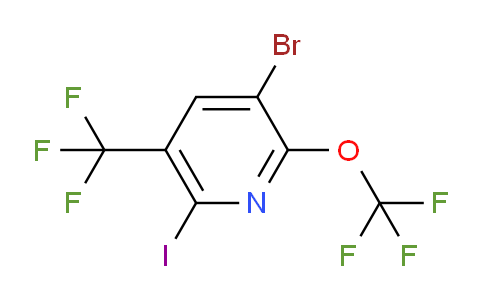 AM71519 | 1803947-46-7 | 3-Bromo-6-iodo-2-(trifluoromethoxy)-5-(trifluoromethyl)pyridine