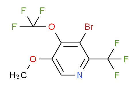 AM71523 | 1806212-28-1 | 3-Bromo-5-methoxy-4-(trifluoromethoxy)-2-(trifluoromethyl)pyridine
