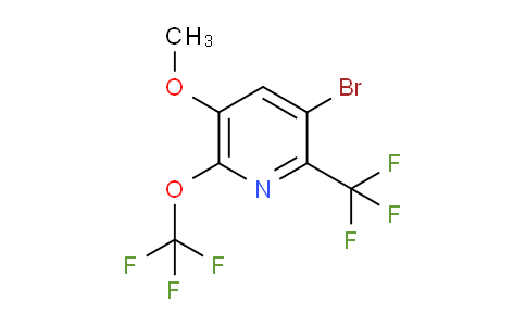 AM71524 | 1803622-35-6 | 3-Bromo-5-methoxy-6-(trifluoromethoxy)-2-(trifluoromethyl)pyridine