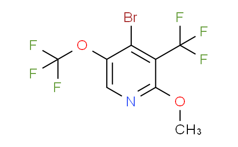AM71527 | 1804576-86-0 | 4-Bromo-2-methoxy-5-(trifluoromethoxy)-3-(trifluoromethyl)pyridine