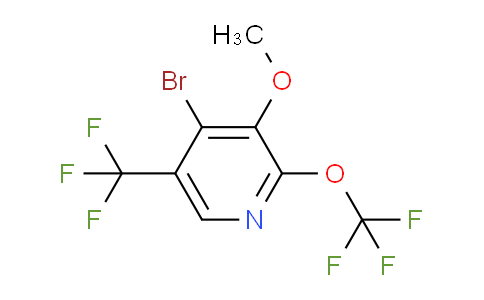 AM71530 | 1806224-44-1 | 4-Bromo-3-methoxy-2-(trifluoromethoxy)-5-(trifluoromethyl)pyridine