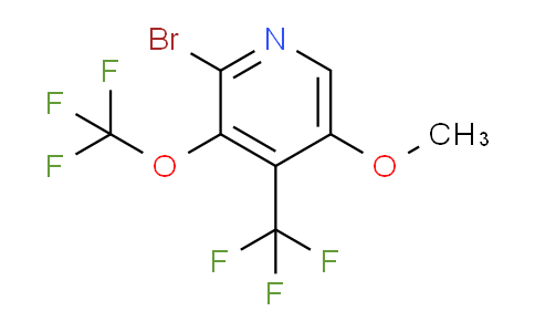 AM71535 | 1804634-25-0 | 2-Bromo-5-methoxy-3-(trifluoromethoxy)-4-(trifluoromethyl)pyridine
