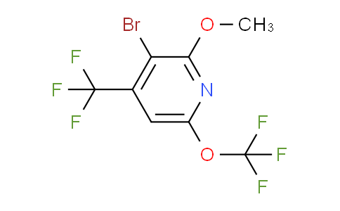 AM71541 | 1804565-98-7 | 3-Bromo-2-methoxy-6-(trifluoromethoxy)-4-(trifluoromethyl)pyridine
