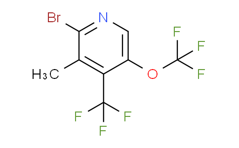AM71542 | 1803912-89-1 | 2-Bromo-3-methyl-5-(trifluoromethoxy)-4-(trifluoromethyl)pyridine