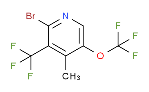 AM71546 | 1804619-90-6 | 2-Bromo-4-methyl-5-(trifluoromethoxy)-3-(trifluoromethyl)pyridine