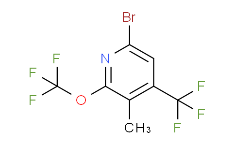 AM71550 | 1806081-97-9 | 6-Bromo-3-methyl-2-(trifluoromethoxy)-4-(trifluoromethyl)pyridine