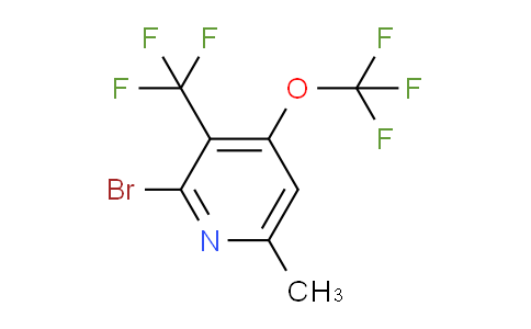AM71551 | 1804619-97-3 | 2-Bromo-6-methyl-4-(trifluoromethoxy)-3-(trifluoromethyl)pyridine