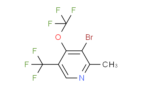 AM71555 | 1806082-04-1 | 3-Bromo-2-methyl-4-(trifluoromethoxy)-5-(trifluoromethyl)pyridine
