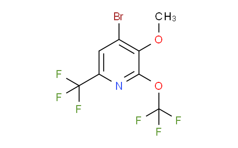AM71559 | 1804599-40-3 | 4-Bromo-3-methoxy-2-(trifluoromethoxy)-6-(trifluoromethyl)pyridine