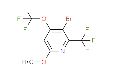 AM71563 | 1803622-58-3 | 3-Bromo-6-methoxy-4-(trifluoromethoxy)-2-(trifluoromethyl)pyridine