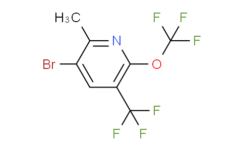 AM71568 | 1806222-46-7 | 3-Bromo-2-methyl-6-(trifluoromethoxy)-5-(trifluoromethyl)pyridine