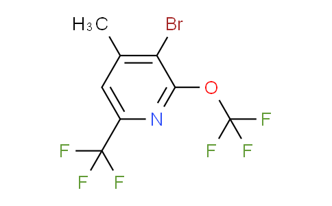 AM71570 | 1806091-96-2 | 3-Bromo-4-methyl-2-(trifluoromethoxy)-6-(trifluoromethyl)pyridine