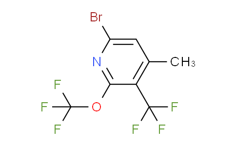 AM71573 | 1803912-96-0 | 6-Bromo-4-methyl-2-(trifluoromethoxy)-3-(trifluoromethyl)pyridine