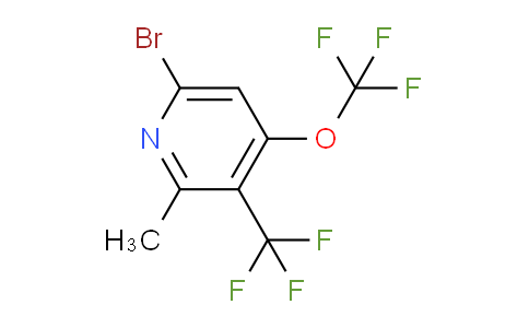 6-Bromo-2-methyl-4-(trifluoromethoxy)-3-(trifluoromethyl)pyridine