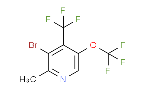 AM71595 | 1804620-02-7 | 3-Bromo-2-methyl-5-(trifluoromethoxy)-4-(trifluoromethyl)pyridine