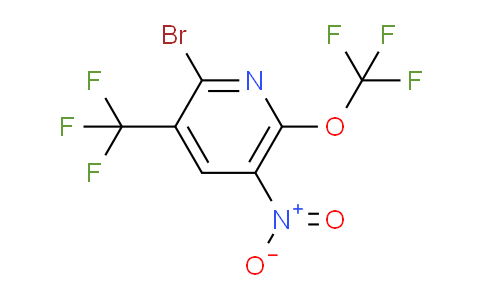 AM71596 | 1806186-33-3 | 2-Bromo-5-nitro-6-(trifluoromethoxy)-3-(trifluoromethyl)pyridine