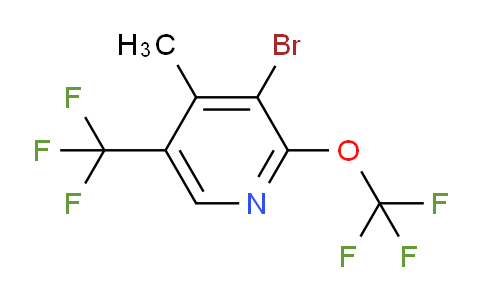 AM71599 | 1803630-75-2 | 3-Bromo-4-methyl-2-(trifluoromethoxy)-5-(trifluoromethyl)pyridine