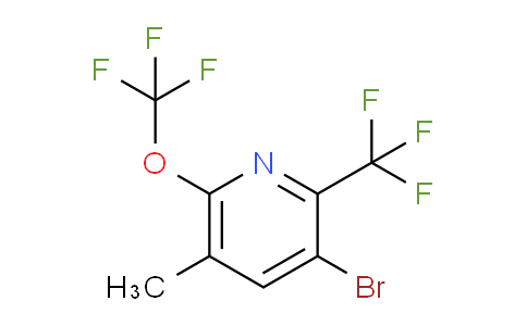 3-Bromo-5-methyl-6-(trifluoromethoxy)-2-(trifluoromethyl)pyridine