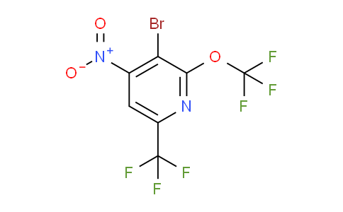 3-Bromo-4-nitro-2-(trifluoromethoxy)-6-(trifluoromethyl)pyridine