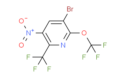 AM71616 | 1806186-46-8 | 3-Bromo-5-nitro-2-(trifluoromethoxy)-6-(trifluoromethyl)pyridine