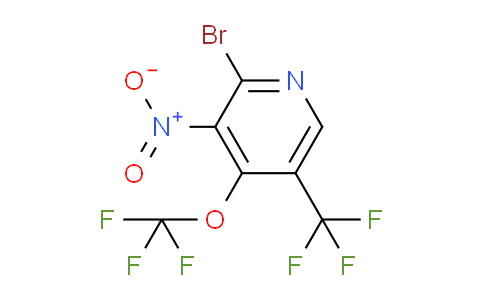 AM71617 | 1806093-53-7 | 2-Bromo-3-nitro-4-(trifluoromethoxy)-5-(trifluoromethyl)pyridine
