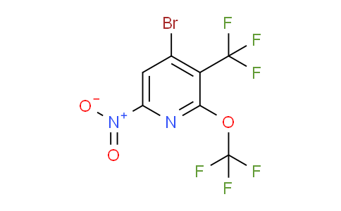 AM71625 | 1806125-15-4 | 4-Bromo-6-nitro-2-(trifluoromethoxy)-3-(trifluoromethyl)pyridine