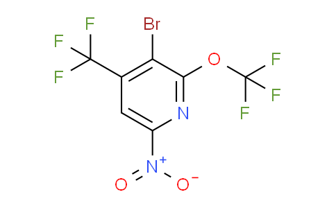 3-Bromo-6-nitro-2-(trifluoromethoxy)-4-(trifluoromethyl)pyridine