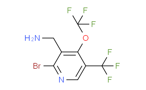AM71639 | 1806201-46-6 | 3-(Aminomethyl)-2-bromo-4-(trifluoromethoxy)-5-(trifluoromethyl)pyridine