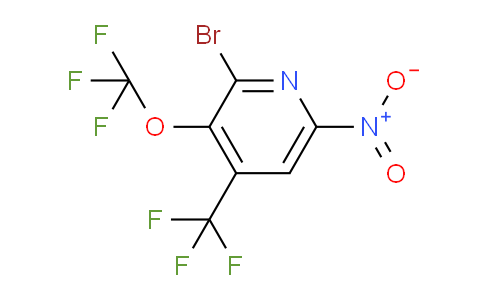 2-Bromo-6-nitro-3-(trifluoromethoxy)-4-(trifluoromethyl)pyridine