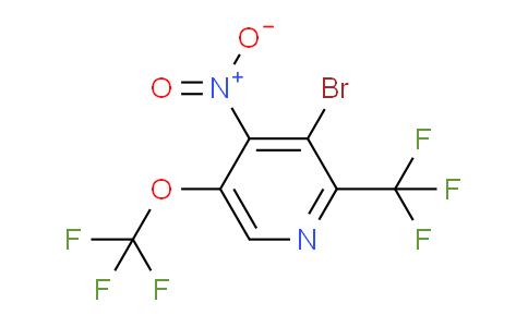 AM71652 | 1806186-38-8 | 3-Bromo-4-nitro-5-(trifluoromethoxy)-2-(trifluoromethyl)pyridine