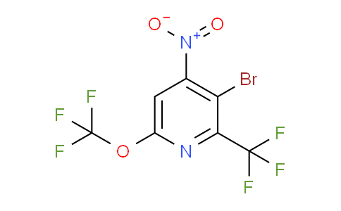 AM71654 | 1806200-12-3 | 3-Bromo-4-nitro-6-(trifluoromethoxy)-2-(trifluoromethyl)pyridine
