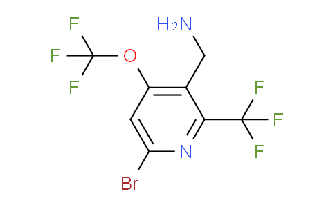 AM71660 | 1804620-26-5 | 3-(Aminomethyl)-6-bromo-4-(trifluoromethoxy)-2-(trifluoromethyl)pyridine