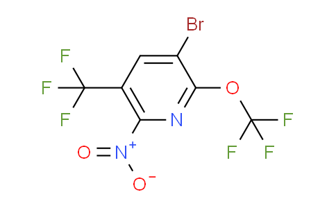 AM71672 | 1804616-65-6 | 3-Bromo-6-nitro-2-(trifluoromethoxy)-5-(trifluoromethyl)pyridine