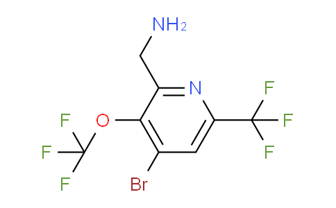 AM71676 | 1804569-18-3 | 2-(Aminomethyl)-4-bromo-3-(trifluoromethoxy)-6-(trifluoromethyl)pyridine