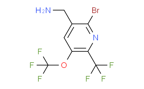 AM71691 | 1806093-69-5 | 3-(Aminomethyl)-2-bromo-5-(trifluoromethoxy)-6-(trifluoromethyl)pyridine