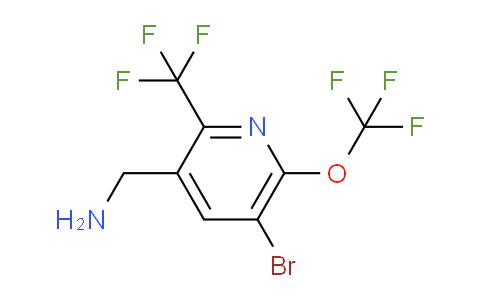 AM71699 | 1803576-58-0 | 3-(Aminomethyl)-5-bromo-6-(trifluoromethoxy)-2-(trifluoromethyl)pyridine