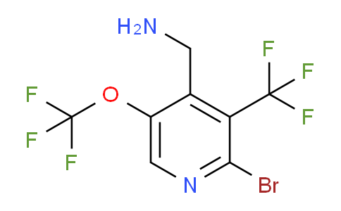 AM71704 | 1806086-65-6 | 4-(Aminomethyl)-2-bromo-5-(trifluoromethoxy)-3-(trifluoromethyl)pyridine