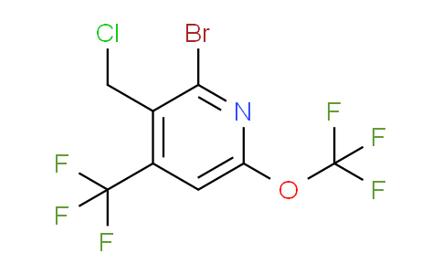 2-Bromo-3-(chloromethyl)-6-(trifluoromethoxy)-4-(trifluoromethyl)pyridine
