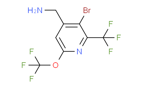 4-(Aminomethyl)-3-bromo-6-(trifluoromethoxy)-2-(trifluoromethyl)pyridine