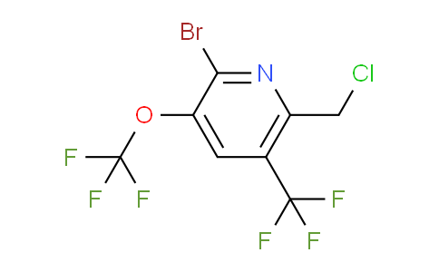 AM71719 | 1806206-64-3 | 2-Bromo-6-(chloromethyl)-3-(trifluoromethoxy)-5-(trifluoromethyl)pyridine