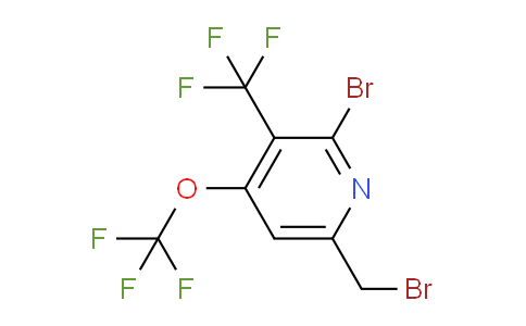 AM71732 | 1806097-90-4 | 2-Bromo-6-(bromomethyl)-4-(trifluoromethoxy)-3-(trifluoromethyl)pyridine