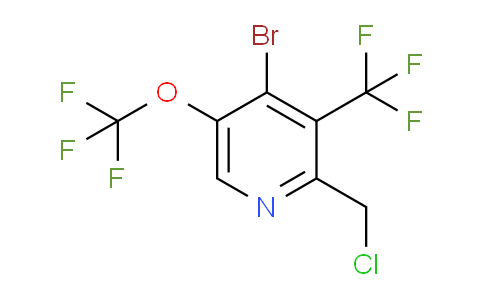 AM71737 | 1804447-18-4 | 4-Bromo-2-(chloromethyl)-5-(trifluoromethoxy)-3-(trifluoromethyl)pyridine