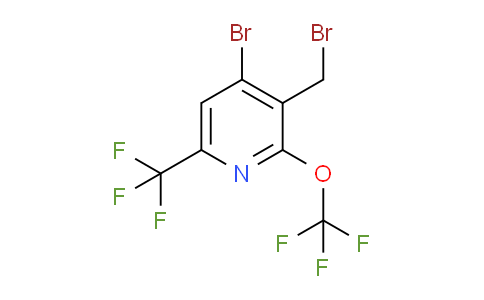 AM71752 | 1806090-90-3 | 4-Bromo-3-(bromomethyl)-2-(trifluoromethoxy)-6-(trifluoromethyl)pyridine