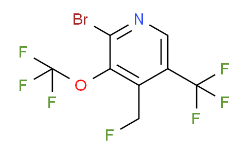 AM71753 | 1803614-95-0 | 2-Bromo-4-(fluoromethyl)-3-(trifluoromethoxy)-5-(trifluoromethyl)pyridine