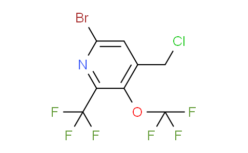 AM71756 | 1806206-59-6 | 6-Bromo-4-(chloromethyl)-3-(trifluoromethoxy)-2-(trifluoromethyl)pyridine