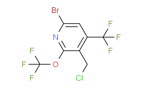 AM71759 | 1804584-88-0 | 6-Bromo-3-(chloromethyl)-2-(trifluoromethoxy)-4-(trifluoromethyl)pyridine