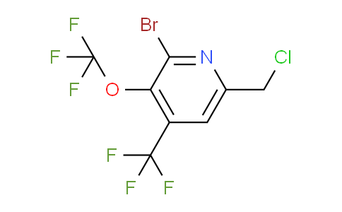 AM71760 | 1804632-54-9 | 2-Bromo-6-(chloromethyl)-3-(trifluoromethoxy)-4-(trifluoromethyl)pyridine