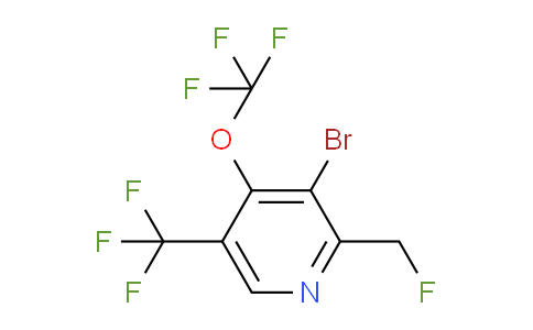 AM71761 | 1804572-31-3 | 3-Bromo-2-(fluoromethyl)-4-(trifluoromethoxy)-5-(trifluoromethyl)pyridine