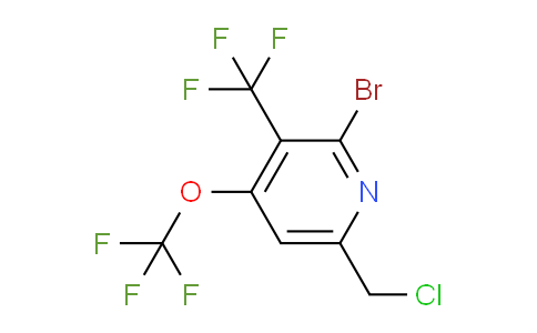 AM71762 | 1804568-66-8 | 2-Bromo-6-(chloromethyl)-4-(trifluoromethoxy)-3-(trifluoromethyl)pyridine